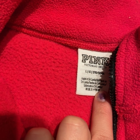 PINK‎ Victoria’s Secret Cropped Quarter Zip - Picture 5 of 8